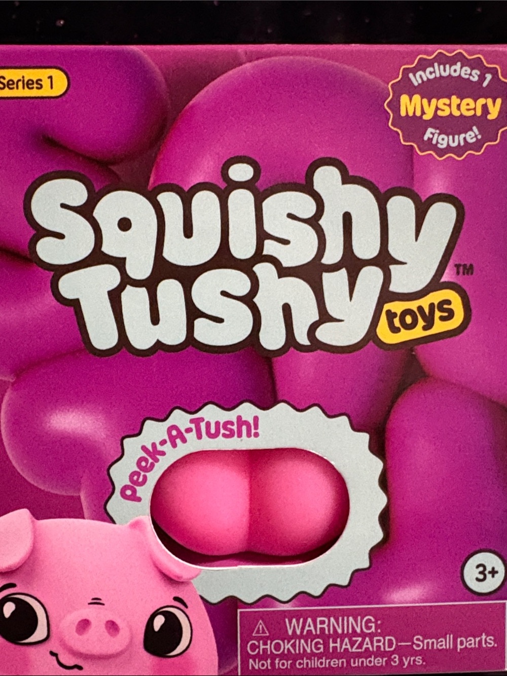 Peek-A-Tush Pink Mystery Figure